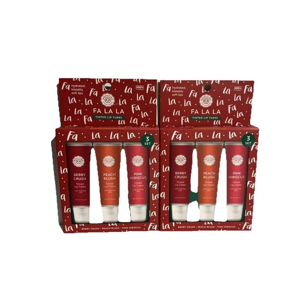 Woolzies Soft By Nature Tinted Lip Tubes ~3 Tubes Each (Sealed) Set Of 2 - Picture 1 of 3